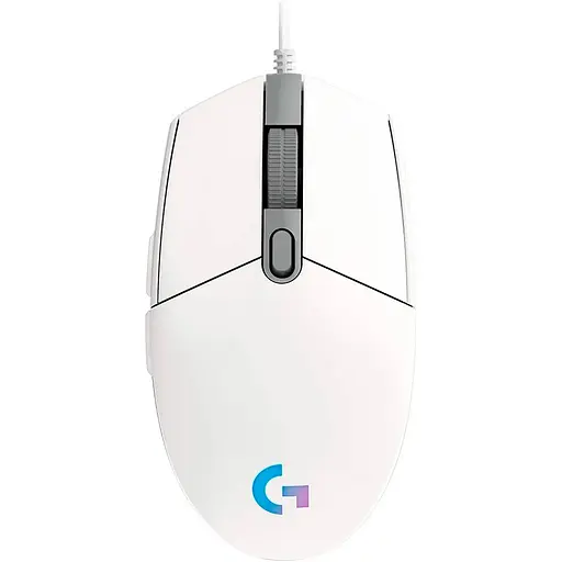 Миша Logitech G203 Lightsync White (910-005797) [134319]