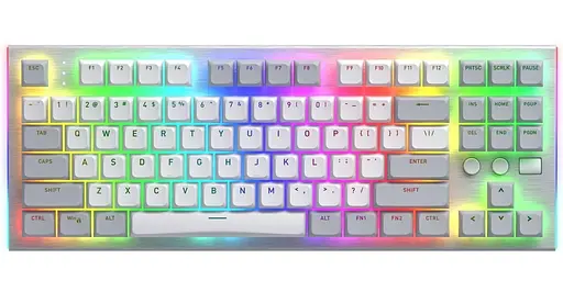 Клавіатура HATOR Gravity TKL Orange ENG White (HTK561) - фото 1