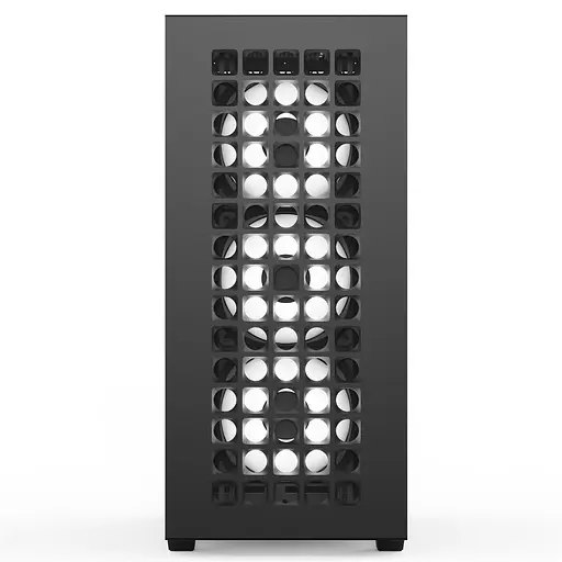 Черный корпус Aerocool D502A-G-BK-v1 без блока питания (ACCM-DS02043.11) - фото 6