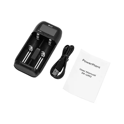 Зарядний пристрій для акумуляторів PowerPlant PP-UM2 (Ni-Mh, Ni-Cd, Li-ion, LiFePO4 / input DC 5V/2A) (AA620180) - фото 4