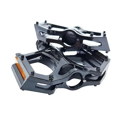 Педали велосипедные алюминиевые Wellgo M195 на полимерных подшипниках Черный (G0001511) - фото 3