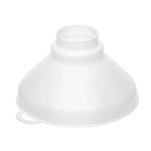 Воронка Ø 15,5 см пластиковая с широким горлом на банке, Kitchette Белый 85155 - фото 6