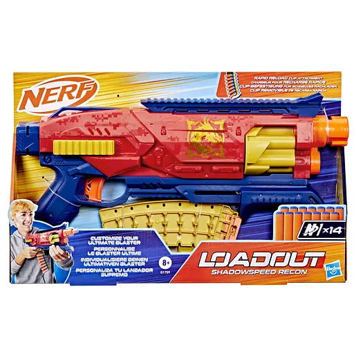 Бластер игрушечный Nerf Loadout Shadowspeed Recon (G1759) - фото 18