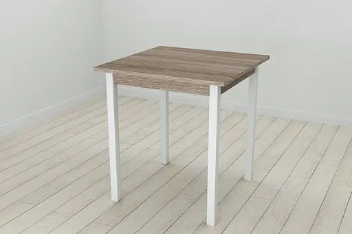 Стіл кухонний Ferrum-decor Дієго 75x70x70 Білий ДСП Сонома Трюфель 16мм (FRD-106295) - фото 2