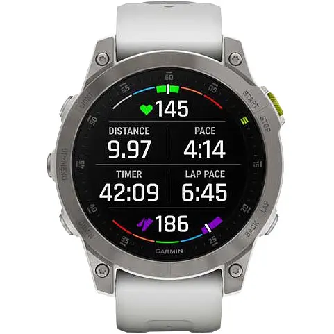 Смарт-часы Garmin Epix (Gen 2) Sapphire-White Titanium (010-02582-20/21) - фото 8