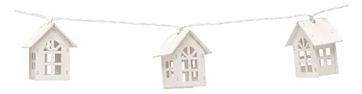 Гирлянда Chomik Домики 10LED теплый белый на батарейках (LED4222) - фото 2