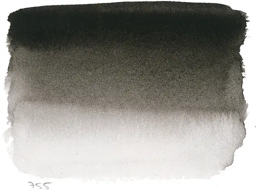 Акварельна фарба Sennelier L'Aquarelle, 10 мл, S1, Слонова кістка (Ivory Black) - фото 2