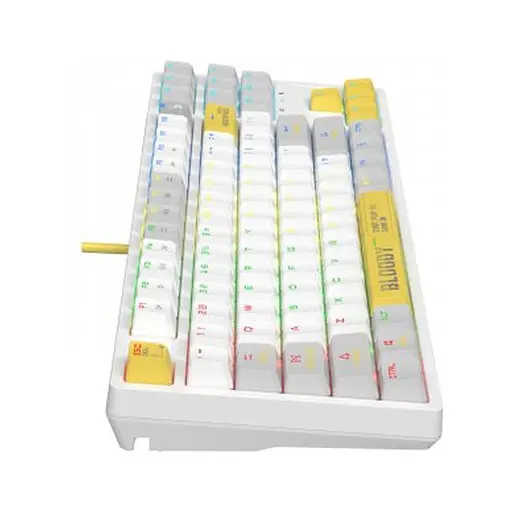 Клавіатура A4Tech Bloody S87 RGB BLMS TKL USB Energy White (4711421993708) - фото 5