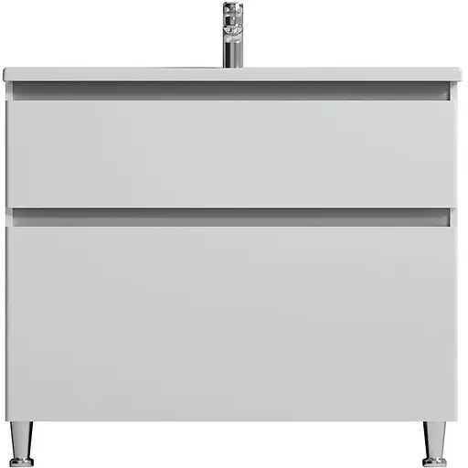 Тумба напольная AM.PM X-Joy 100 см с умывальником (M85-FSX1002-WC1002WG38) - фото 1