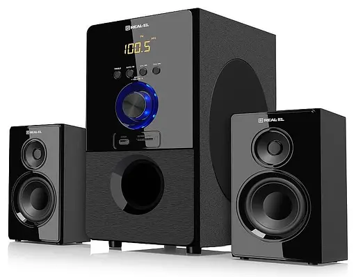Акустична система Real-EL 2.1 M-555 Black (EL121300013) - фото 2