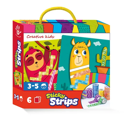 Набір для творчості Sticky Strips Лама, Vladi Toys, VT4433-04