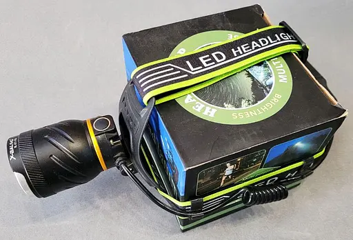 Налобный фонарь с датчиком движения X-Balog BL-G11-P50 аккумуляторный яркий мощный фонарик на голову зум Zoom - фото 2