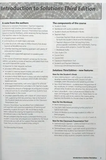 Solutions. Elementary Essentials Teacher's Book and Resource Disc Pack - фото 3