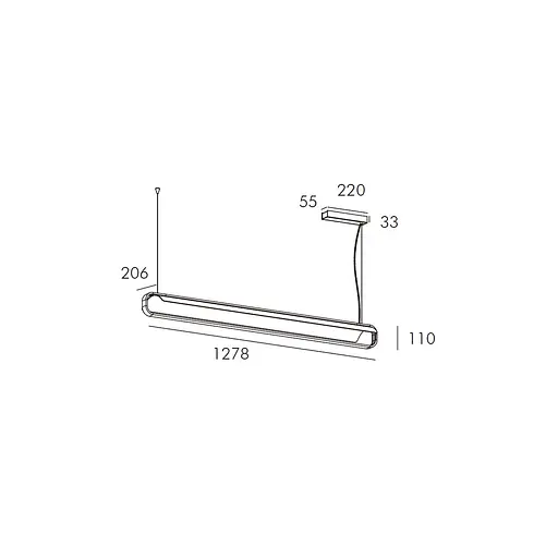 Підвісний світильник Skarlat RHL77017 35W WH+BK 4000K - фото 2