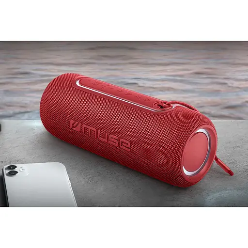 Портативна колонка Muse червона (M-780 BTR) - фото 4