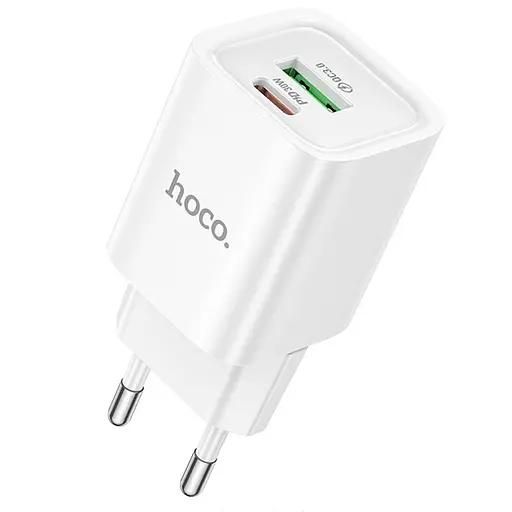 МЗП Hoco C149A Charm PD30W+QC3.0 (1USB-A/1C) White
