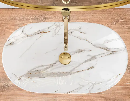 Умивальник Rea Royal lava накладний REA-U8597 - фото 5