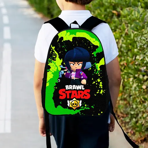 Рюкзак детский бравл старс 34х27см, городской ранец для мальчика с принтом (00398)