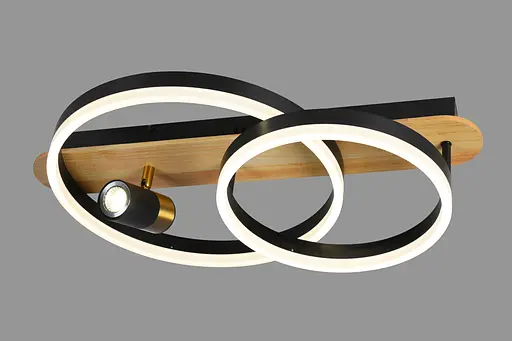 Люстра стельова світлодіодна VALESO 77084/2+1, чорний