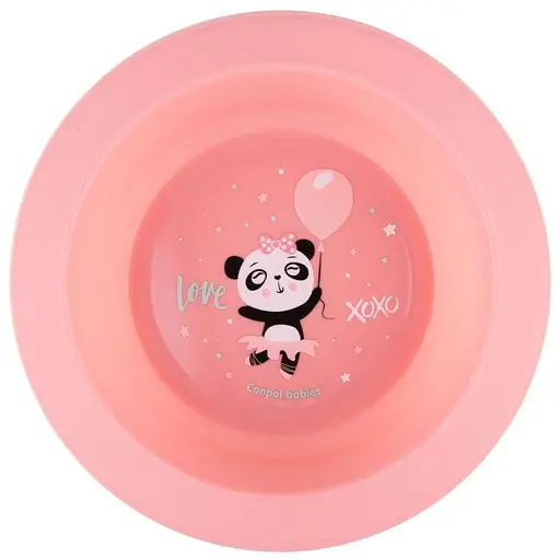 Набір посуду Canpol babies Exotic Animals з 2-х елементів рожевий (56/523_pin) - фото 2