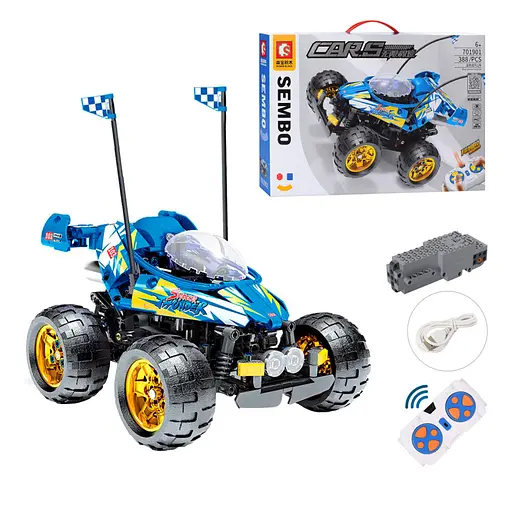 Конструктор на радіокеруванні "Джип" Bambi 701901 388 деталей - фото 2