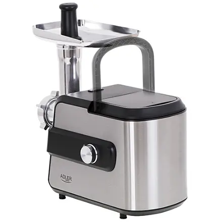 Мясорубка №5 с слайсером + насадка на колбасу и кеббе Adler AD 4813 - фото 4
