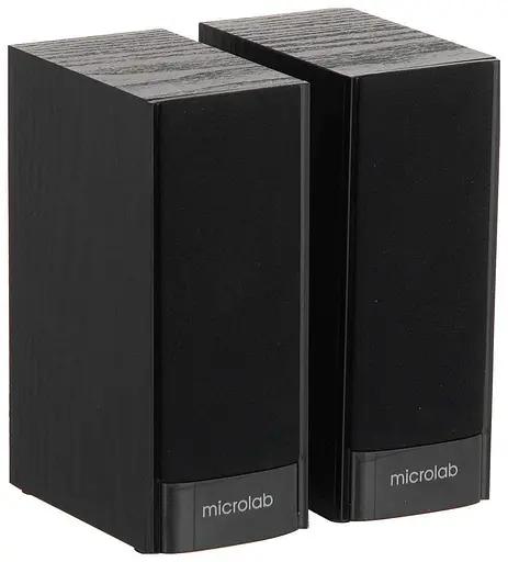 Акустическая система Microlab 2.0 B-56, 3Вт., USB живлення, чорне дерево (B56 BLACK WOODEN) - фото 1