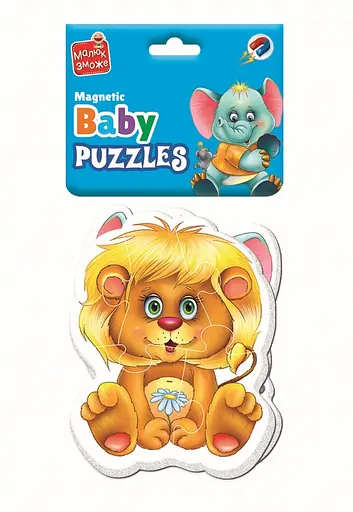 Игра развивающая магнитные пазлы Малыш сможет Зоопарк (укр)