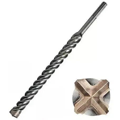 Бур DeWalt SDS-Max XLR 4 кромки 25 x 400 x 540 мм (DT60825) - фото 1