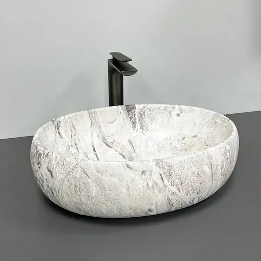 Умивальник VBI Veneto stone накладний VBI-012803, Сірий - фото 2