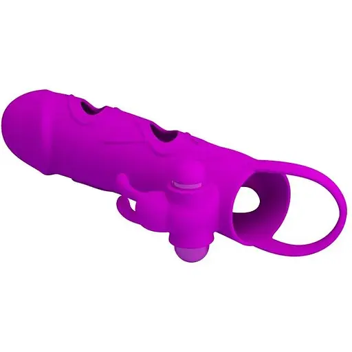 Насадка с вибрацией Pretty Love BI-026216-1, Фиолетовый - фото 4