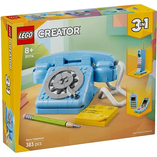 Конструктор LEGO Creator Ретро телефон 383 деталі (31174)