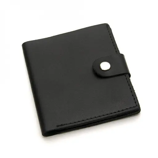 Мужской кожаный кошелек Gofin 10х9 см acs0012077 - фото 1