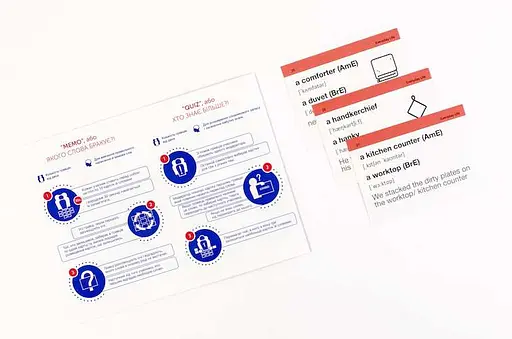 Настільна гра English Student Картки для вивчення англійської мови English Student Upper-Intermediate B2.2 (укр.) (39122616) - фото 5