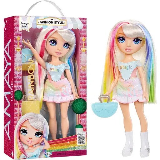 Детская кукла Амая Rainbow High 547532 серии My Fashion Style с аксессуарами - фото 1