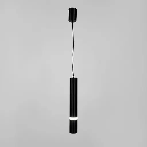 Мінімалістичний підвіс у чорному корпусі 41х6 см | Арт. A076/1 BK | Line F - фото 6