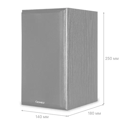 Колонки Gemix TF - 611 Black 2.0 сателлиты 2 x 18 Вт, МДФ, функция 3D, питание от сети 220V, управление сзади - фото 6