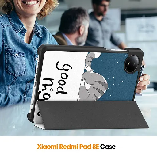 Чехол HardPrinted с рисунком для Xiaomi Redmi Pad SE 8.7 Спящий Кот - фото 6
