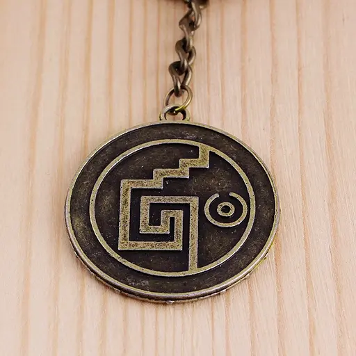 Брелок монета Ацтек Пірати Карибського моря KPOC 15 - фото 3