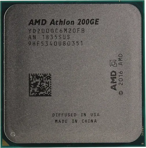 Процессор AMD Athlon 200GE Socket AM4 OEM (YD200GC6M2OFB) Б/У - фото 1