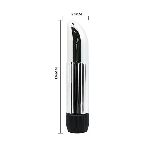 Вібратор Baile Mini Vibrator 14 см сріблястий - фото 4
