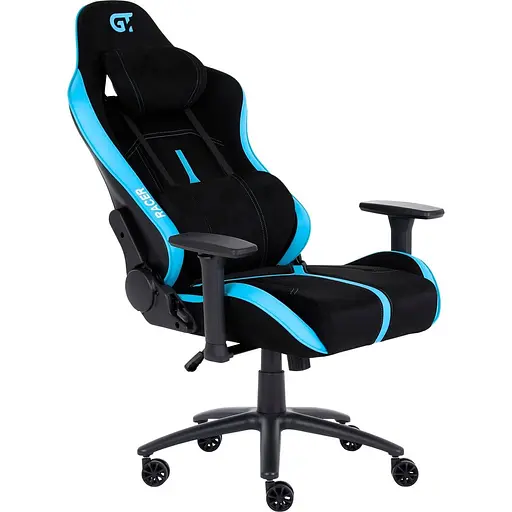 Геймерское кресло GT Racer GT Racer X-2565 Black/Blue [132260] - фото 4