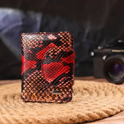 Кожаный женский кошелек Canpellini 9х11.7х1 см acs0025175 - фото 7