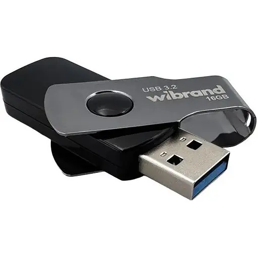 Флеш-накопичувач Wibrand USB 3.2 Gen1 Lizard 16GB чорний - фото 1