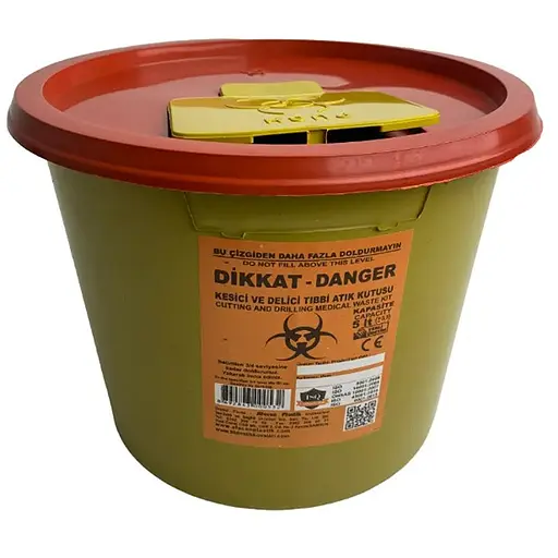 Контейнер для сбора медицинских отходов Afacan 5 л EA 50 - фото 1