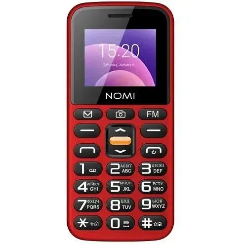 Мобильный телефон Nomi i1820 Red UA UCRF
