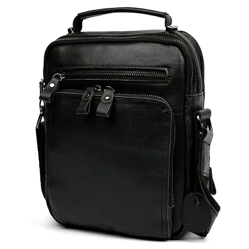 Шкіряна чоловіча сумка через плече та з ручкою Bexhill 26х22х9 см sum0028326 - фото 3