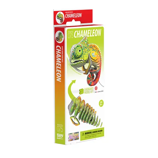 Пазл Eugy 3D Зоопарк Хамелеон (XEG-075) - фото 4