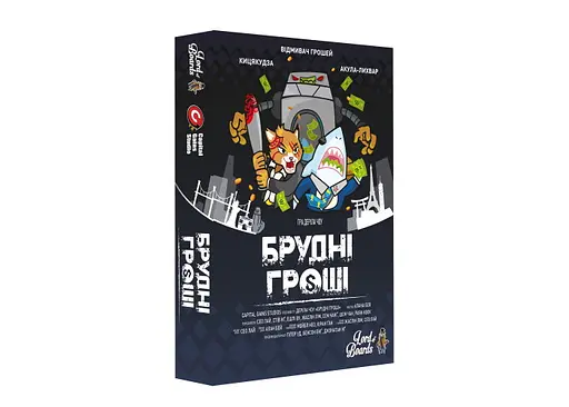 Настольная игра Lords of Boards Грязные деньги (Dirty Money) (укр.) (LOB2213UA)
