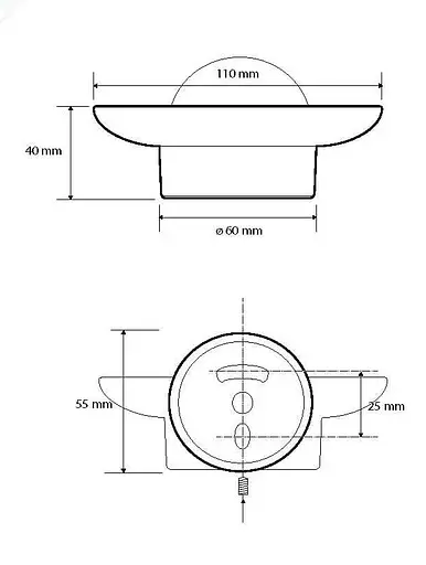 Мильниця Bemeta 131567002m, Білий - фото 2
